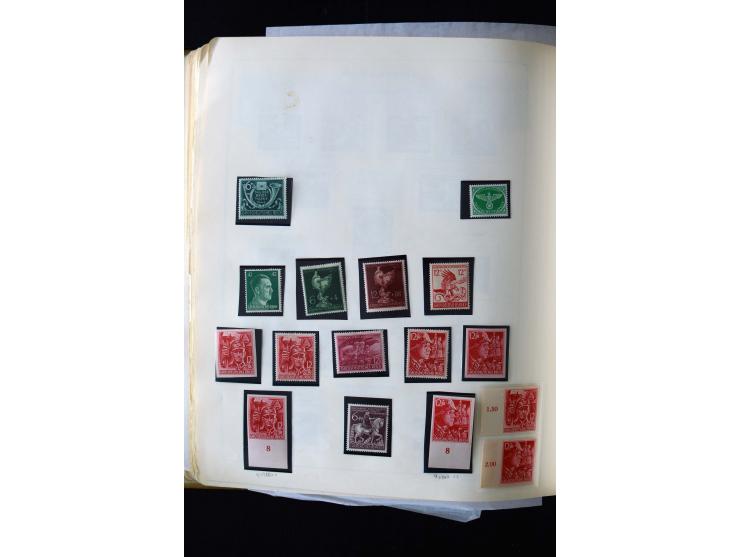 1872/1945, postfrische, ungebrauchte und gestempelte Sammlung mit u.a. Mi.-Nr. 12 gestempelt, 13 gestempelt, 21b, 30, 33aa (w