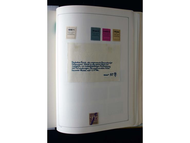 1872/1945, postfrische, ungebrauchte und gestempelte Sammlung mit u.a. Mi.-Nr. 12 gestempelt, 13 gestempelt, 21b, 30, 33aa (w