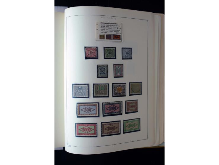 1872/1945, postfrische, ungebrauchte und gestempelte Sammlung mit u.a. Mi.-Nr. 12 gestempelt, 13 gestempelt, 21b, 30, 33aa (w