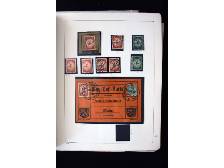 1872/1945, postfrische, ungebrauchte und gestempelte Sammlung mit u.a. Mi.-Nr. 12 gestempelt, 13 gestempelt, 21b, 30, 33aa (w