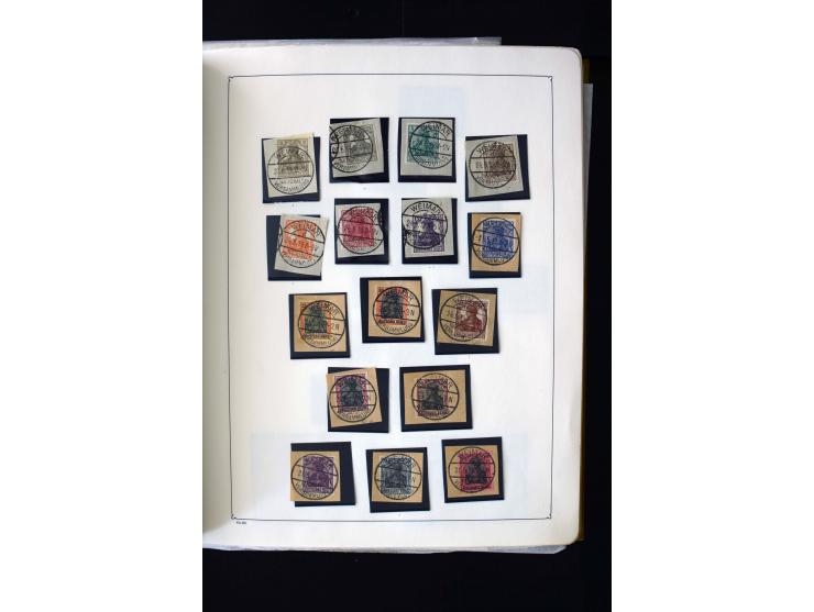 1872/1945, postfrische, ungebrauchte und gestempelte Sammlung mit u.a. Mi.-Nr. 12 gestempelt, 13 gestempelt, 21b, 30, 33aa (w