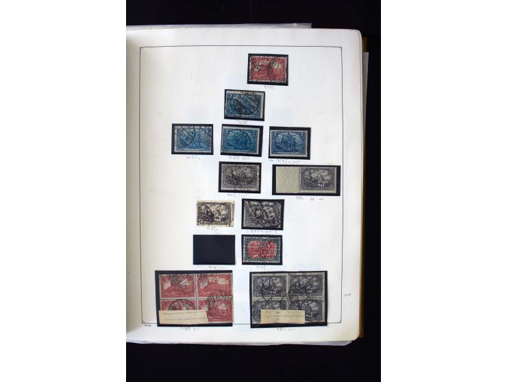1872/1945, postfrische, ungebrauchte und gestempelte Sammlung mit u.a. Mi.-Nr. 12 gestempelt, 13 gestempelt, 21b, 30, 33aa (w