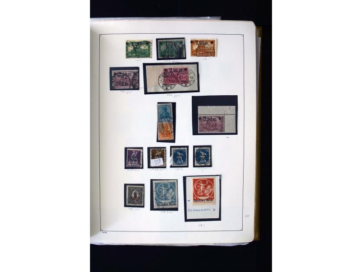 1872/1945, postfrische, ungebrauchte und gestempelte Sammlung mit u.a. Mi.-Nr. 12 gestempelt, 13 gestempelt, 21b, 30, 33aa (w