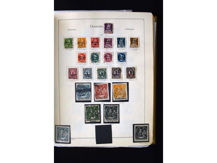 1872/1945, postfrische, ungebrauchte und gestempelte Sammlung mit u.a. Mi.-Nr. 12 gestempelt, 13 gestempelt, 21b, 30, 33aa (w