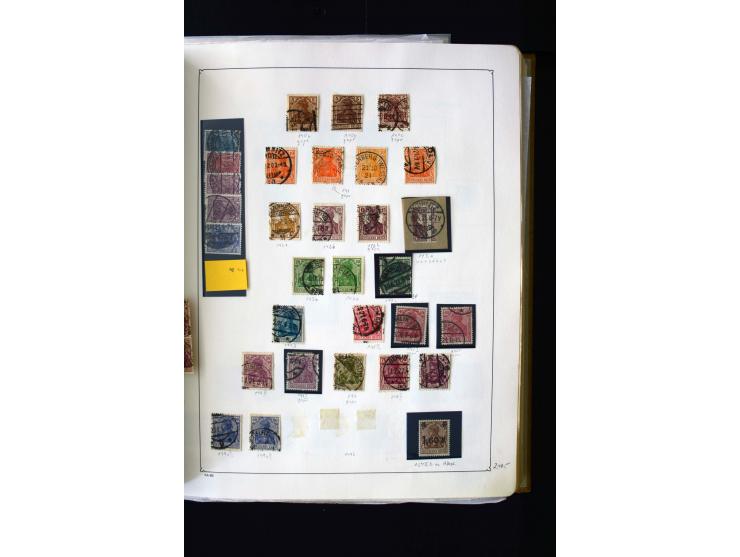 1872/1945, postfrische, ungebrauchte und gestempelte Sammlung mit u.a. Mi.-Nr. 12 gestempelt, 13 gestempelt, 21b, 30, 33aa (w