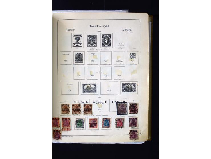 1872/1945, postfrische, ungebrauchte und gestempelte Sammlung mit u.a. Mi.-Nr. 12 gestempelt, 13 gestempelt, 21b, 30, 33aa (w