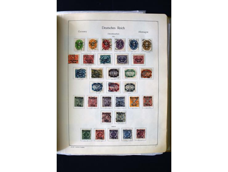 1872/1945, postfrische, ungebrauchte und gestempelte Sammlung mit u.a. Mi.-Nr. 12 gestempelt, 13 gestempelt, 21b, 30, 33aa (w