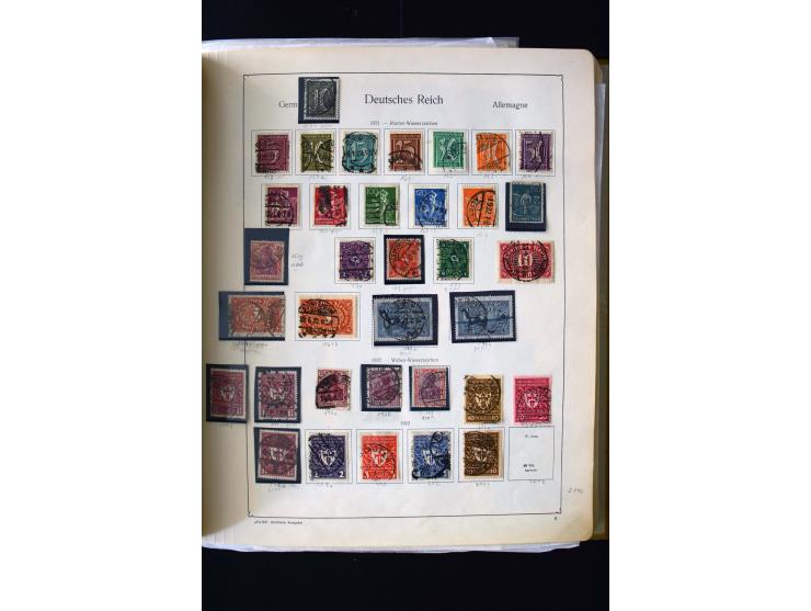1872/1945, postfrische, ungebrauchte und gestempelte Sammlung mit u.a. Mi.-Nr. 12 gestempelt, 13 gestempelt, 21b, 30, 33aa (w