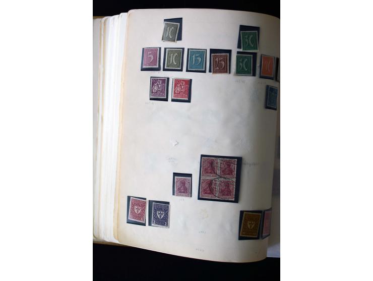 1872/1945, postfrische, ungebrauchte und gestempelte Sammlung mit u.a. Mi.-Nr. 12 gestempelt, 13 gestempelt, 21b, 30, 33aa (w