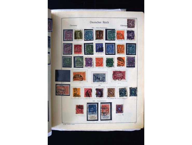 1872/1945, postfrische, ungebrauchte und gestempelte Sammlung mit u.a. Mi.-Nr. 12 gestempelt, 13 gestempelt, 21b, 30, 33aa (w