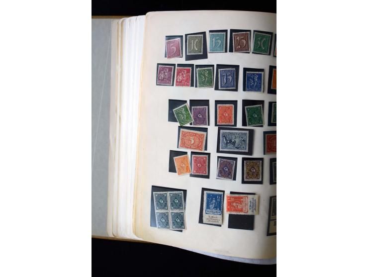 1872/1945, postfrische, ungebrauchte und gestempelte Sammlung mit u.a. Mi.-Nr. 12 gestempelt, 13 gestempelt, 21b, 30, 33aa (w