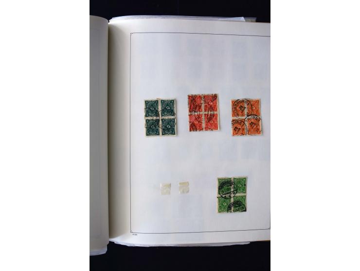 1872/1945, postfrische, ungebrauchte und gestempelte Sammlung mit u.a. Mi.-Nr. 12 gestempelt, 13 gestempelt, 21b, 30, 33aa (w