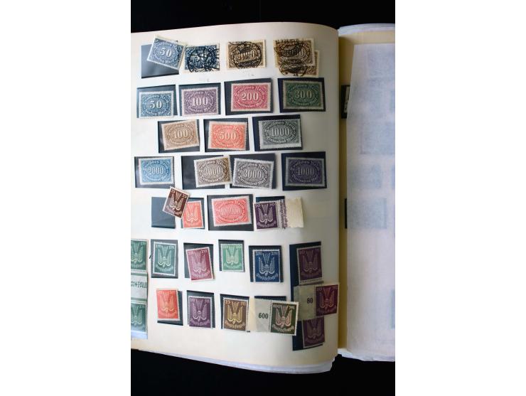 1872/1945, postfrische, ungebrauchte und gestempelte Sammlung mit u.a. Mi.-Nr. 12 gestempelt, 13 gestempelt, 21b, 30, 33aa (w