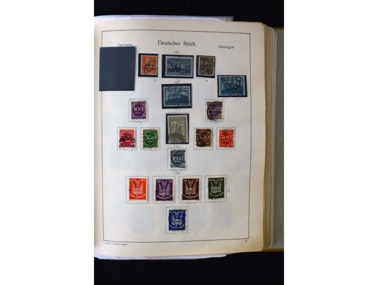 1872/1945, postfrische, ungebrauchte und gestempelte Sammlung mit u.a. Mi.-Nr. 12 gestempelt, 13 gestempelt, 21b, 30, 33aa (w