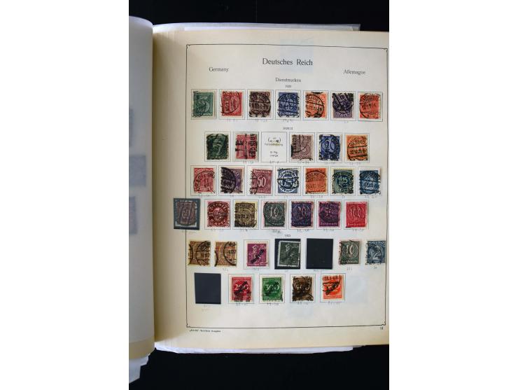 1872/1945, postfrische, ungebrauchte und gestempelte Sammlung mit u.a. Mi.-Nr. 12 gestempelt, 13 gestempelt, 21b, 30, 33aa (w