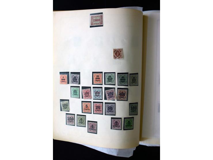 1872/1945, postfrische, ungebrauchte und gestempelte Sammlung mit u.a. Mi.-Nr. 12 gestempelt, 13 gestempelt, 21b, 30, 33aa (w