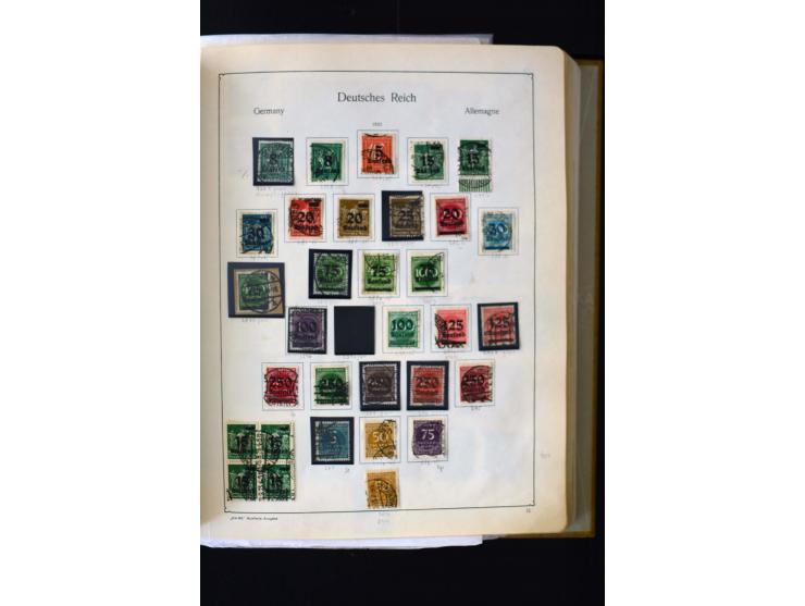 1872/1945, postfrische, ungebrauchte und gestempelte Sammlung mit u.a. Mi.-Nr. 12 gestempelt, 13 gestempelt, 21b, 30, 33aa (w