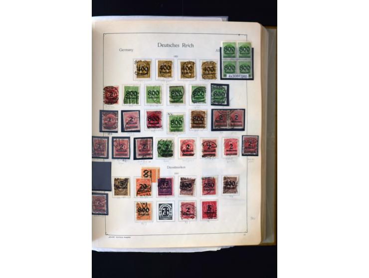 1872/1945, postfrische, ungebrauchte und gestempelte Sammlung mit u.a. Mi.-Nr. 12 gestempelt, 13 gestempelt, 21b, 30, 33aa (w