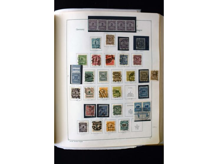 1872/1945, postfrische, ungebrauchte und gestempelte Sammlung mit u.a. Mi.-Nr. 12 gestempelt, 13 gestempelt, 21b, 30, 33aa (w