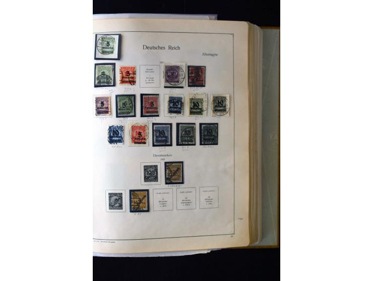 1872/1945, postfrische, ungebrauchte und gestempelte Sammlung mit u.a. Mi.-Nr. 12 gestempelt, 13 gestempelt, 21b, 30, 33aa (w