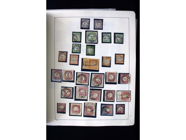 1872/1945, postfrische, ungebrauchte und gestempelte Sammlung mit u.a. Mi.-Nr. 12 gestempelt, 13 gestempelt, 21b, 30, 33aa (w