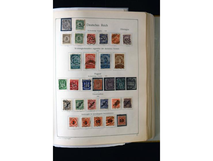 1872/1945, postfrische, ungebrauchte und gestempelte Sammlung mit u.a. Mi.-Nr. 12 gestempelt, 13 gestempelt, 21b, 30, 33aa (w