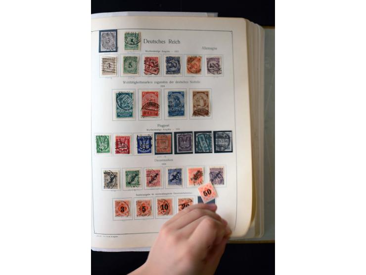 1872/1945, postfrische, ungebrauchte und gestempelte Sammlung mit u.a. Mi.-Nr. 12 gestempelt, 13 gestempelt, 21b, 30, 33aa (w