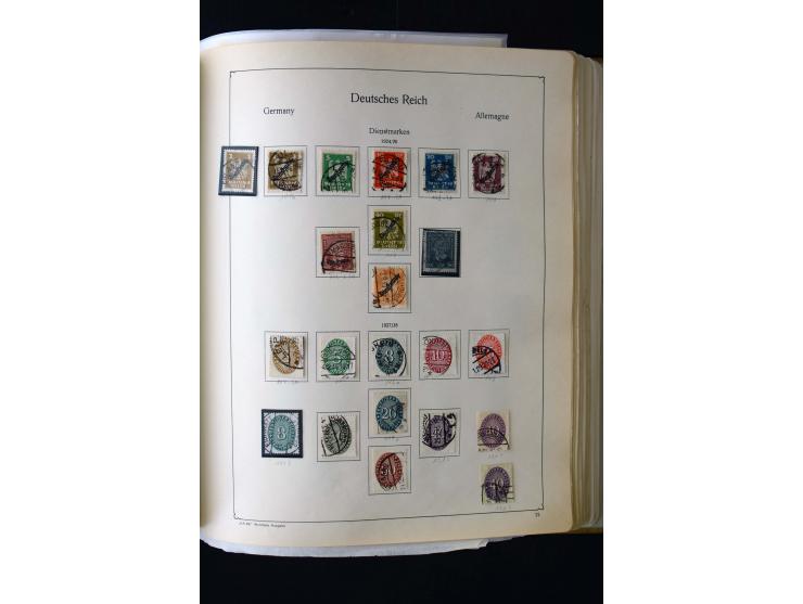1872/1945, postfrische, ungebrauchte und gestempelte Sammlung mit u.a. Mi.-Nr. 12 gestempelt, 13 gestempelt, 21b, 30, 33aa (w