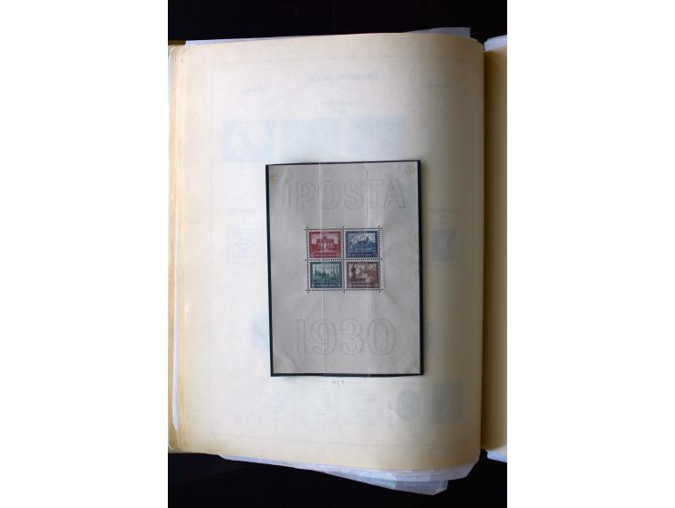 1872/1945, postfrische, ungebrauchte und gestempelte Sammlung mit u.a. Mi.-Nr. 12 gestempelt, 13 gestempelt, 21b, 30, 33aa (w