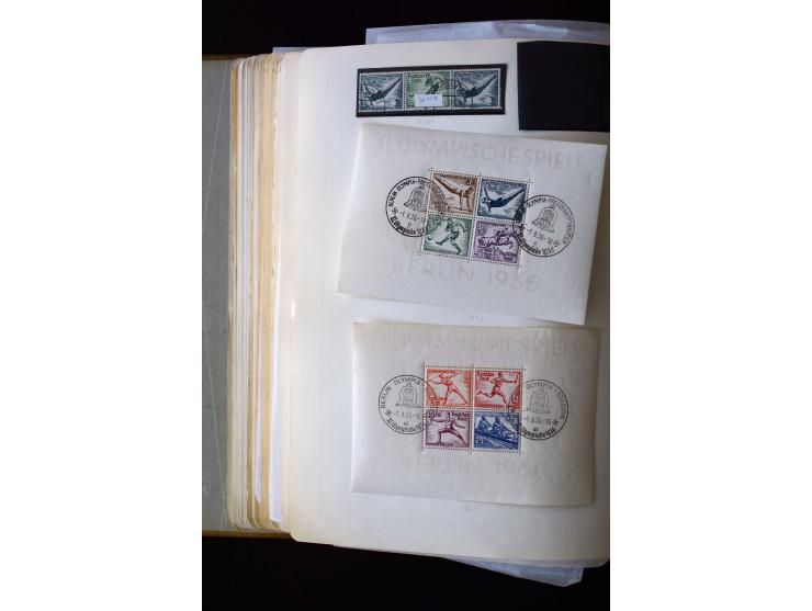 1872/1945, postfrische, ungebrauchte und gestempelte Sammlung mit u.a. Mi.-Nr. 12 gestempelt, 13 gestempelt, 21b, 30, 33aa (w