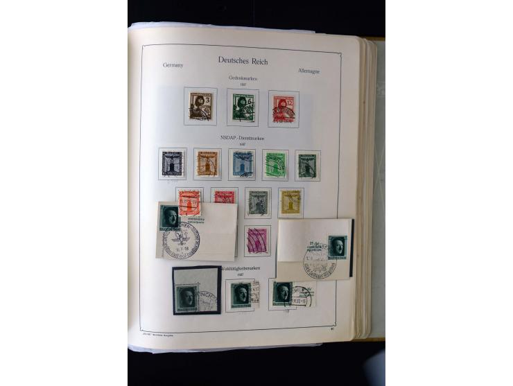 1872/1945, postfrische, ungebrauchte und gestempelte Sammlung mit u.a. Mi.-Nr. 12 gestempelt, 13 gestempelt, 21b, 30, 33aa (w