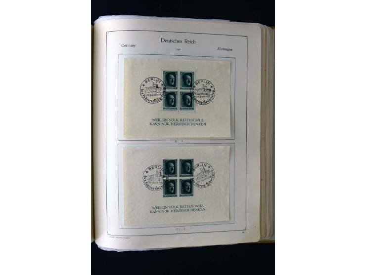 1872/1945, postfrische, ungebrauchte und gestempelte Sammlung mit u.a. Mi.-Nr. 12 gestempelt, 13 gestempelt, 21b, 30, 33aa (w