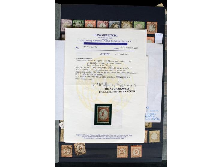 1872/1945, postfrische, ungebrauchte und gestempelte Sammlung, in den Hauptnummern weitgehend kpl., meist in beiden Erhaltung