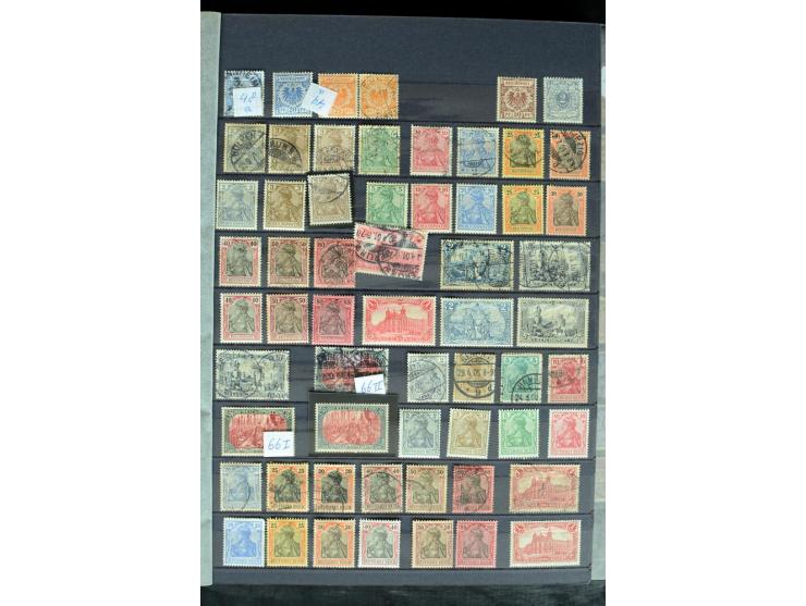 1872/1945, postfrische, ungebrauchte und gestempelte Sammlung, in den Hauptnummern weitgehend kpl., meist in beiden Erhaltung