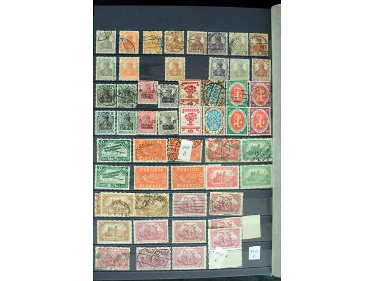 1872/1945, postfrische, ungebrauchte und gestempelte Sammlung, in den Hauptnummern weitgehend kpl., meist in beiden Erhaltung
