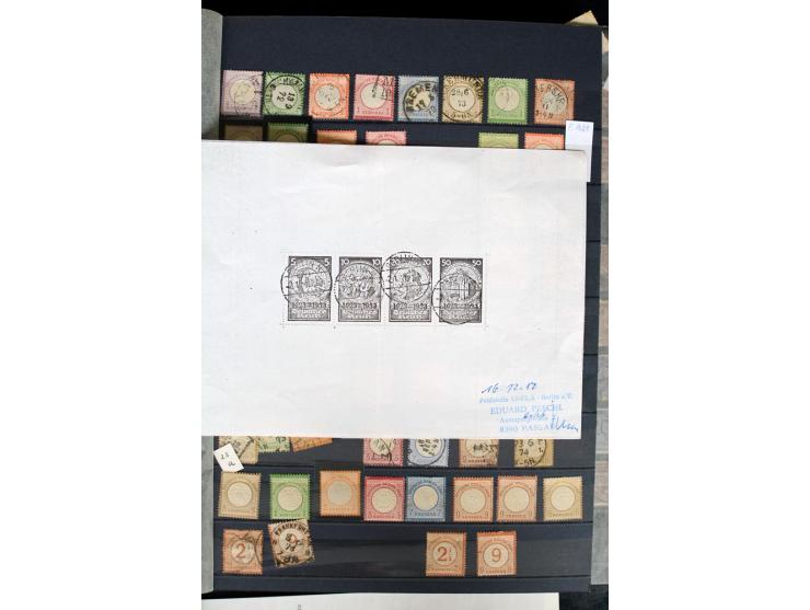1872/1945, postfrische, ungebrauchte und gestempelte Sammlung, in den Hauptnummern weitgehend kpl., meist in beiden Erhaltung