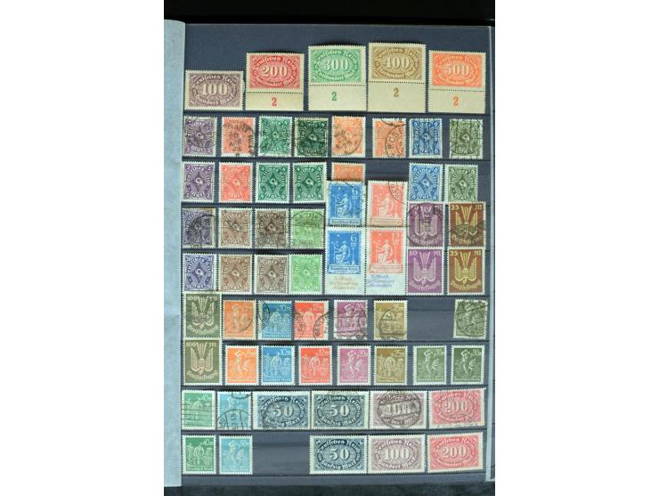 1872/1945, postfrische, ungebrauchte und gestempelte Sammlung, in den Hauptnummern weitgehend kpl., meist in beiden Erhaltung