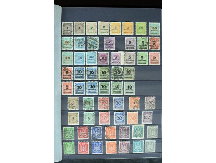 1872/1945, postfrische, ungebrauchte und gestempelte Sammlung, in den Hauptnummern weitgehend kpl., meist in beiden Erhaltung