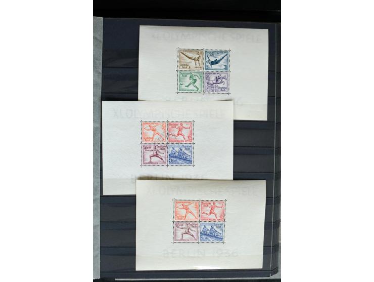 1872/1945, postfrische, ungebrauchte und gestempelte Sammlung, in den Hauptnummern weitgehend kpl., meist in beiden Erhaltung