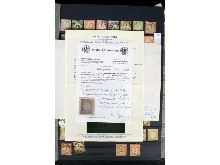 1872/1945, postfrische, ungebrauchte und gestempelte Sammlung, in den Hauptnummern weitgehend kpl., meist in beiden Erhaltung