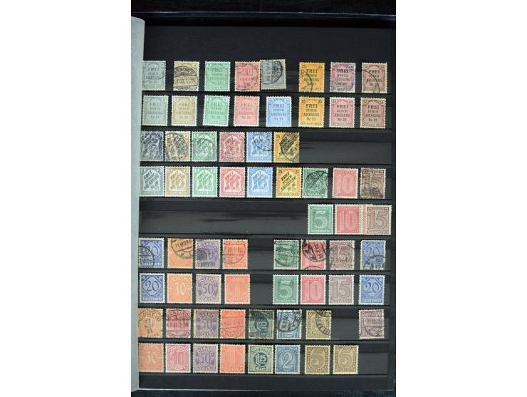 1872/1945, postfrische, ungebrauchte und gestempelte Sammlung, in den Hauptnummern weitgehend kpl., meist in beiden Erhaltung