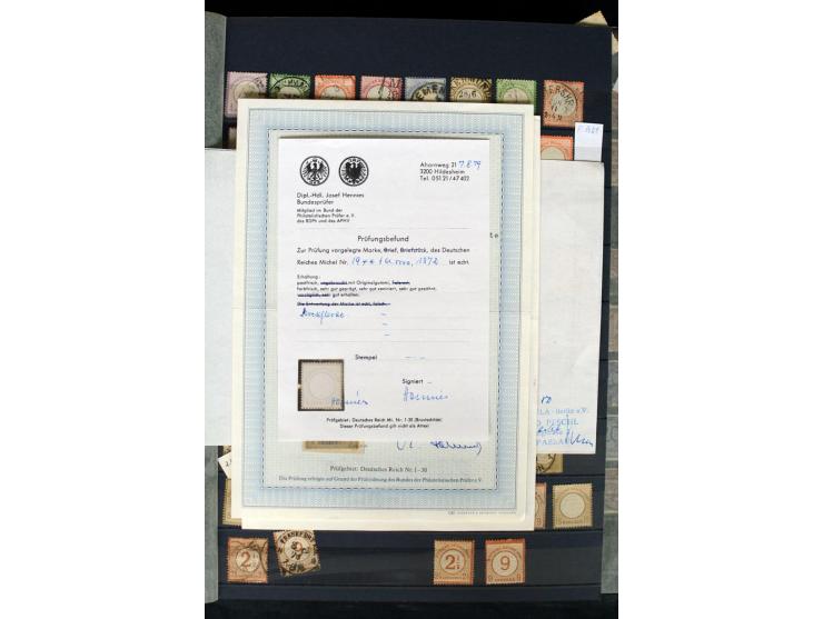 1872/1945, postfrische, ungebrauchte und gestempelte Sammlung, in den Hauptnummern weitgehend kpl., meist in beiden Erhaltung