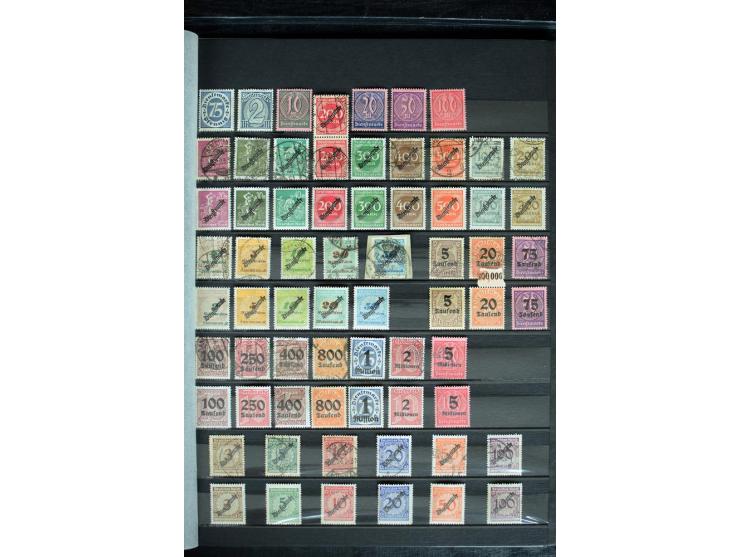 1872/1945, postfrische, ungebrauchte und gestempelte Sammlung, in den Hauptnummern weitgehend kpl., meist in beiden Erhaltung
