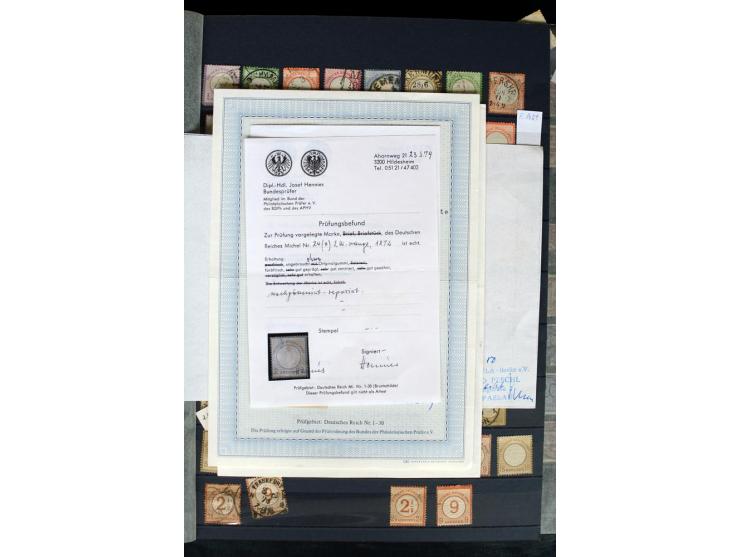 1872/1945, postfrische, ungebrauchte und gestempelte Sammlung, in den Hauptnummern weitgehend kpl., meist in beiden Erhaltung