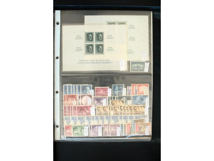 1872/1945, postfrischer, ungebrauchter und gestempelter Bestand mit vielen besseren Ausgaben in 2 Kartons