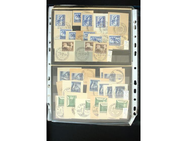 1872/1945, postfrischer, ungebrauchter und gestempelter Bestand mit vielen besseren Ausgaben in 2 Kartons