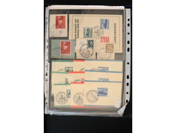 1872/1945, postfrischer, ungebrauchter und gestempelter Bestand mit vielen besseren Ausgaben in 2 Kartons