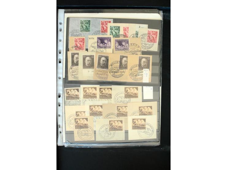 1872/1945, postfrischer, ungebrauchter und gestempelter Bestand mit vielen besseren Ausgaben in 2 Kartons