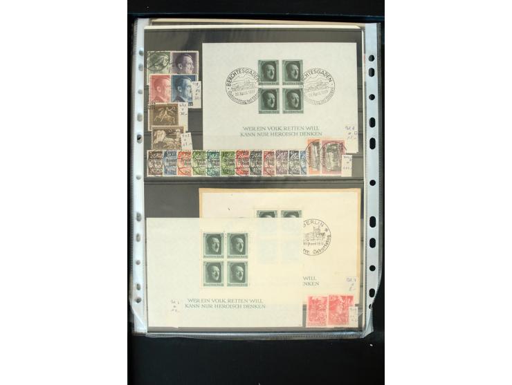1872/1945, postfrischer, ungebrauchter und gestempelter Bestand mit vielen besseren Ausgaben in 2 Kartons