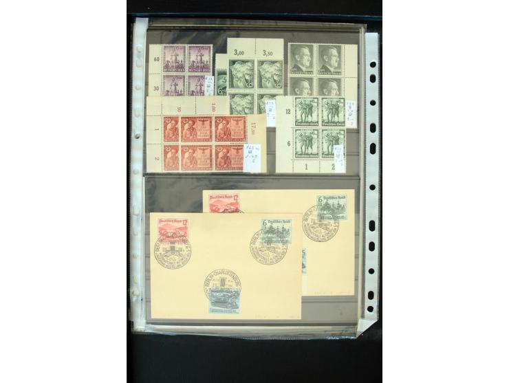 1872/1945, postfrischer, ungebrauchter und gestempelter Bestand mit vielen besseren Ausgaben in 2 Kartons